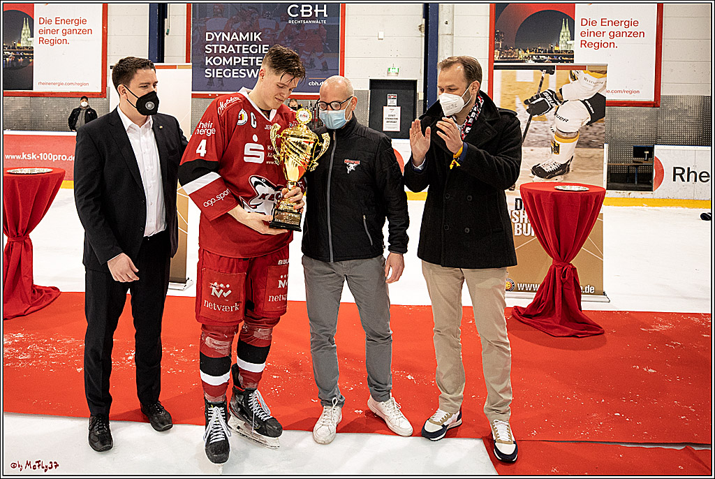 U20-DNL Meisterschaftsfinale;  Koelner Junghaie - Eisbaeren Juniors Berlin; Koeln, 27.03.2022